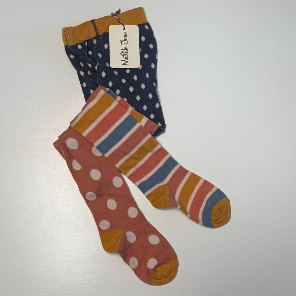 Matilda Jane Savey Mixed Print Tights, NWT